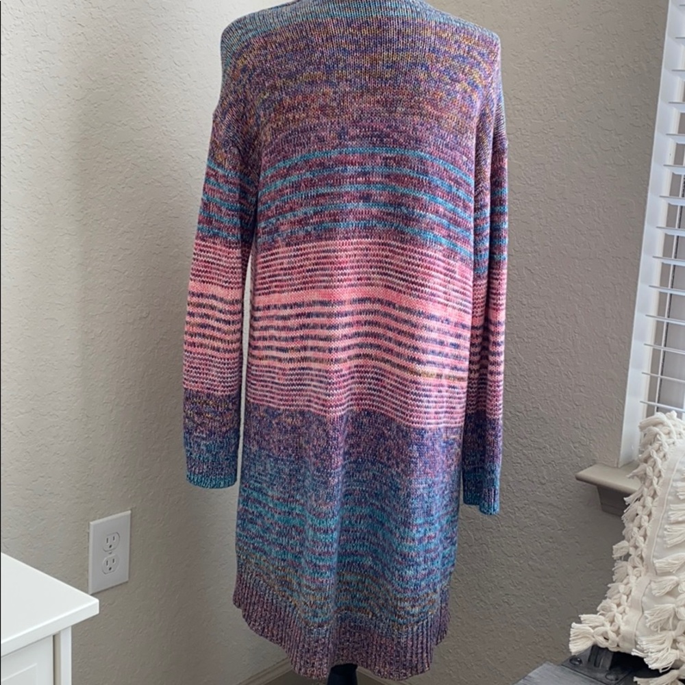 Multi colored duster sweater - Picture 3 of 5
